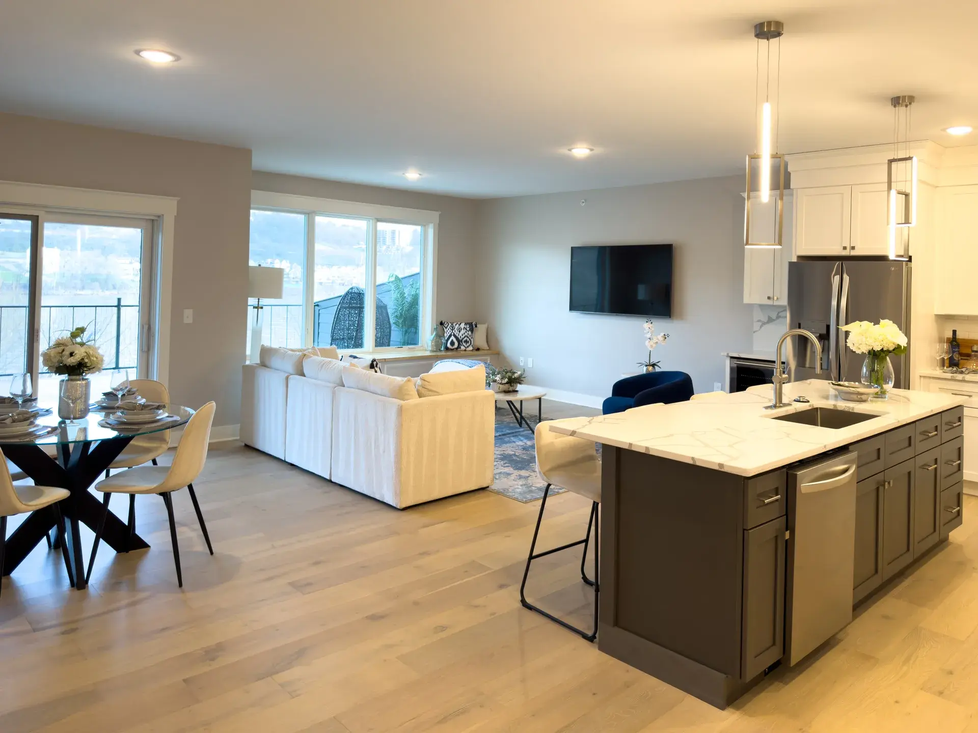 The Waterfront open floorplan