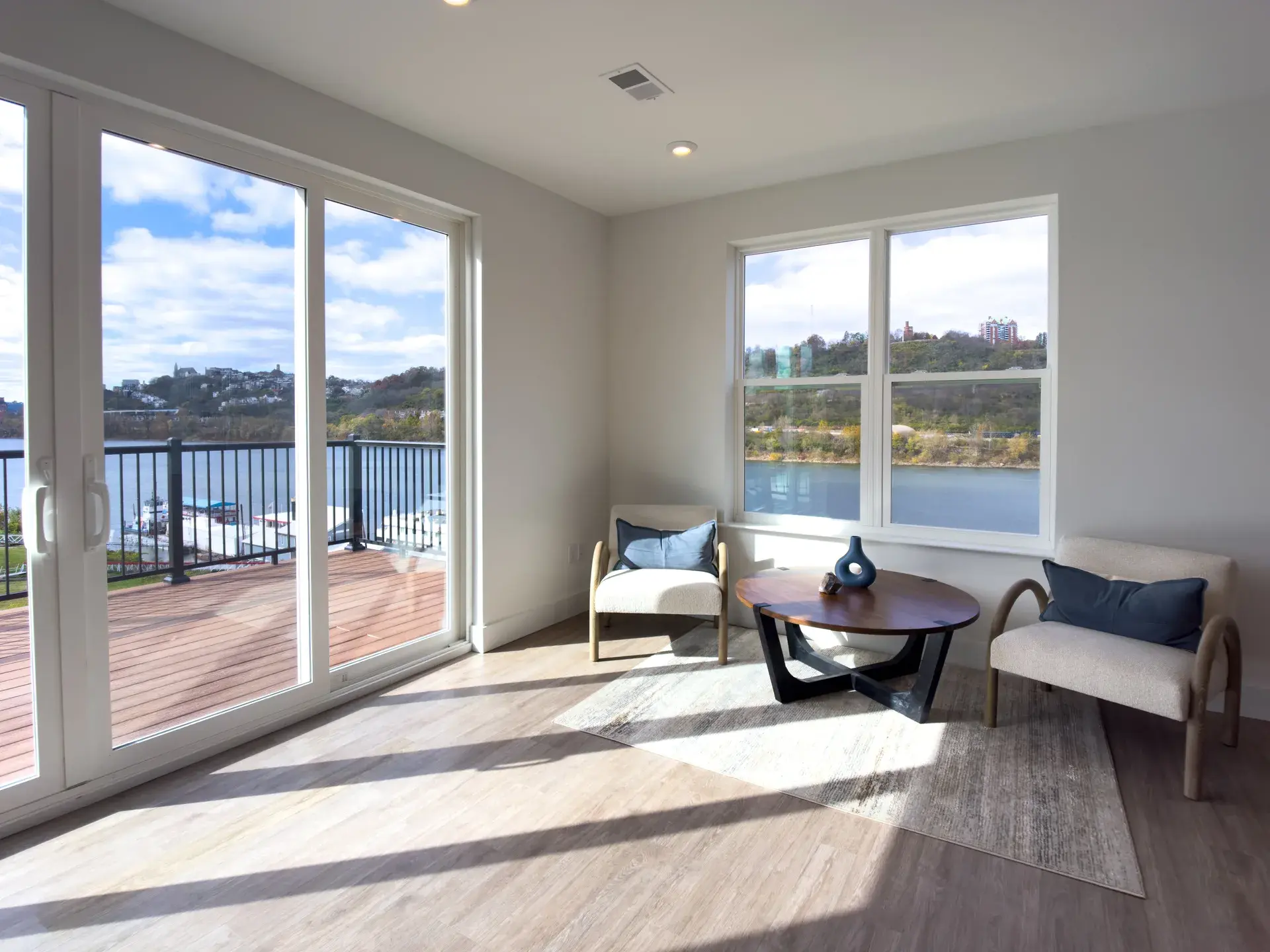 Boulevard Flats furnished sitting area